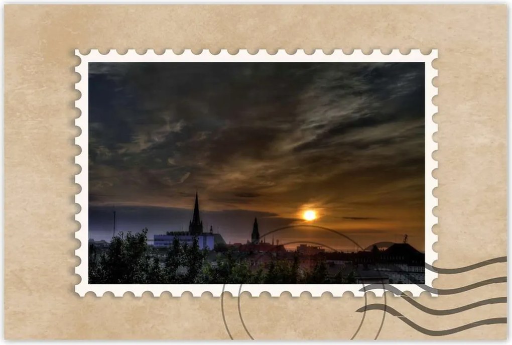 Poszterek 120x80 Lenyugvó nap Horizont