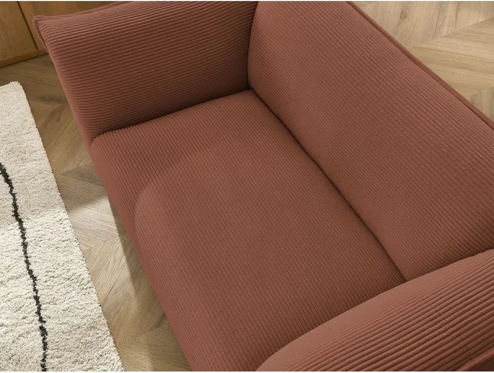 Narancssárga kordbársony kanapé 170 cm Giorgia – Bobochic Paris