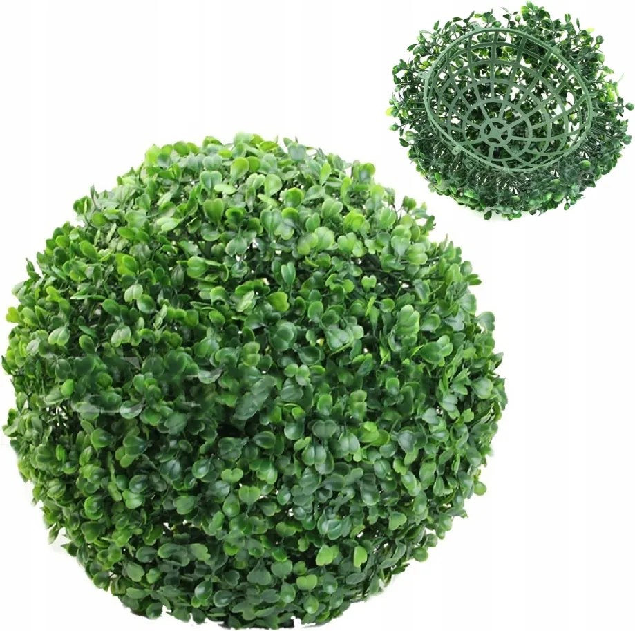 Bukszpan Kula 15CM Mű Buxus Gömbök Tavasz Nyár Ősz Tél