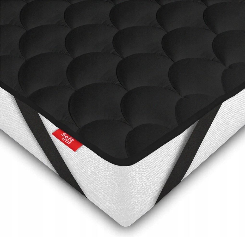 Matracvédő Fekete 140x200 Fedővédő Ágyszőnyeg