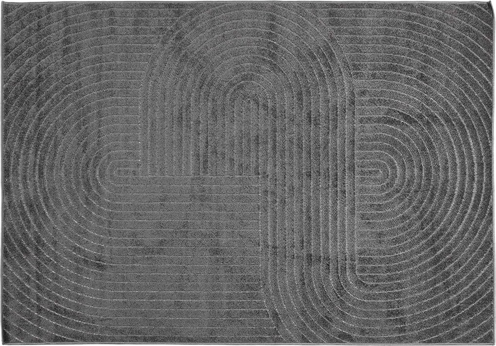 vidaXL Területszőnyegek PALMERAS Antracit 170 x 120 cm Poliészter
