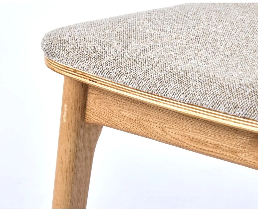 Bézs-natúr színű étkezőszék Livo – Unique Furniture