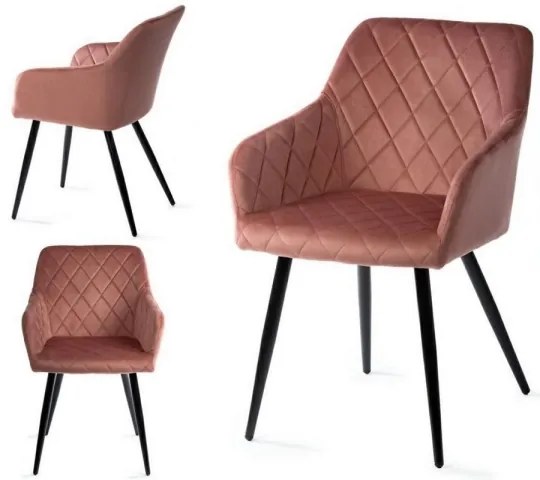 KÉSZLET 2x RICO étkezőszék rózsaszín