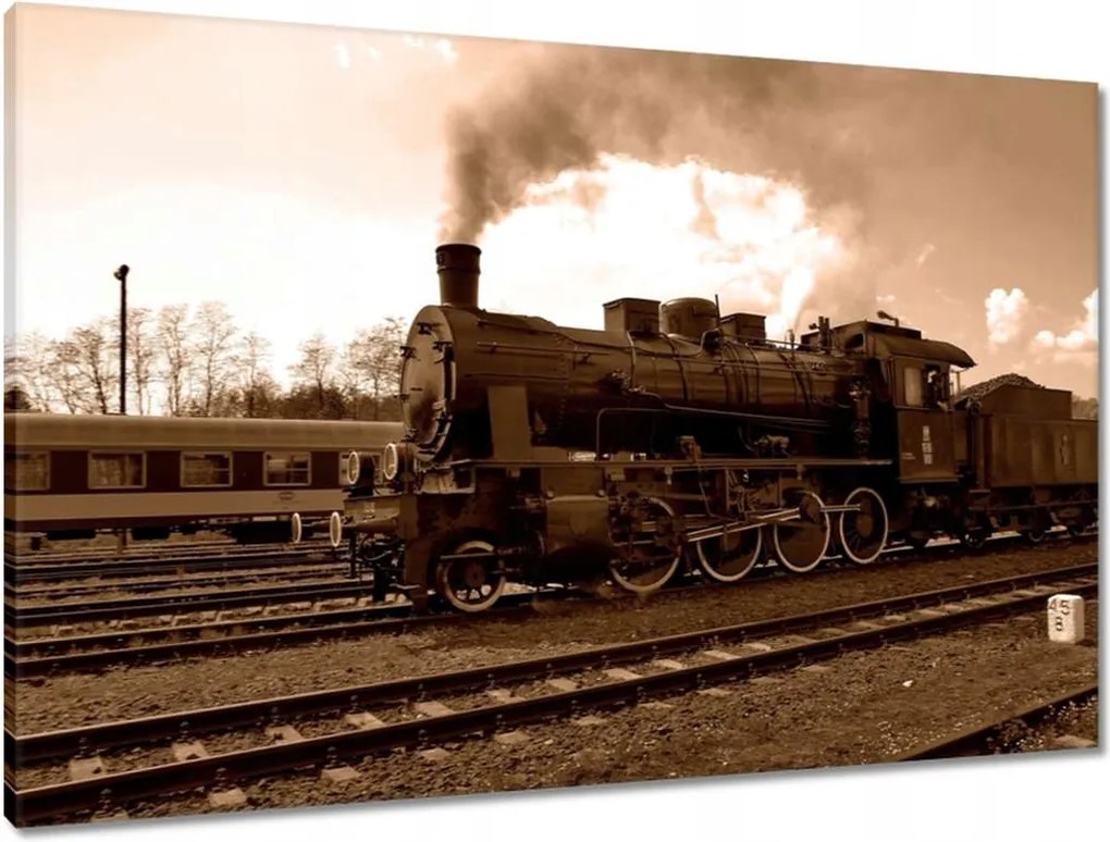 Vászonkép 90x60 Mozdony TR565 Wolsztyn