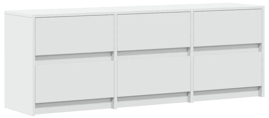 fehér szerelt fa TV-szekrény LED-ekkel 140 x 34 x 50 cm