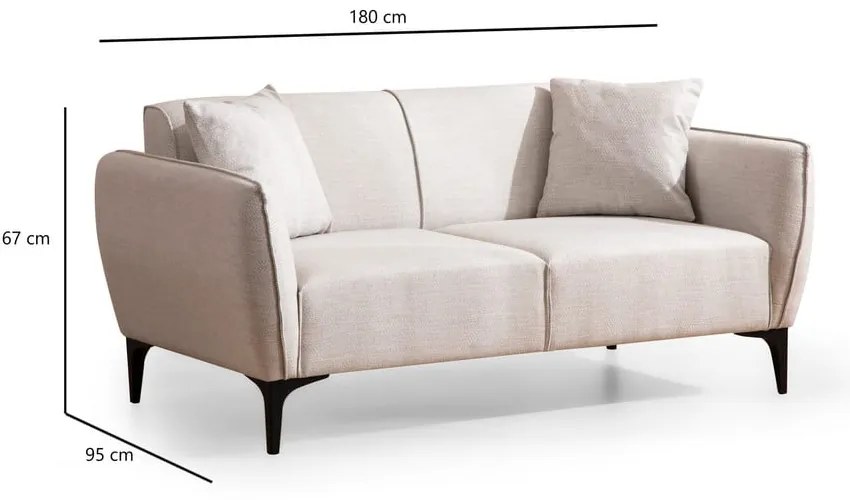 Belissimo fehér kanapé – Balcab Home