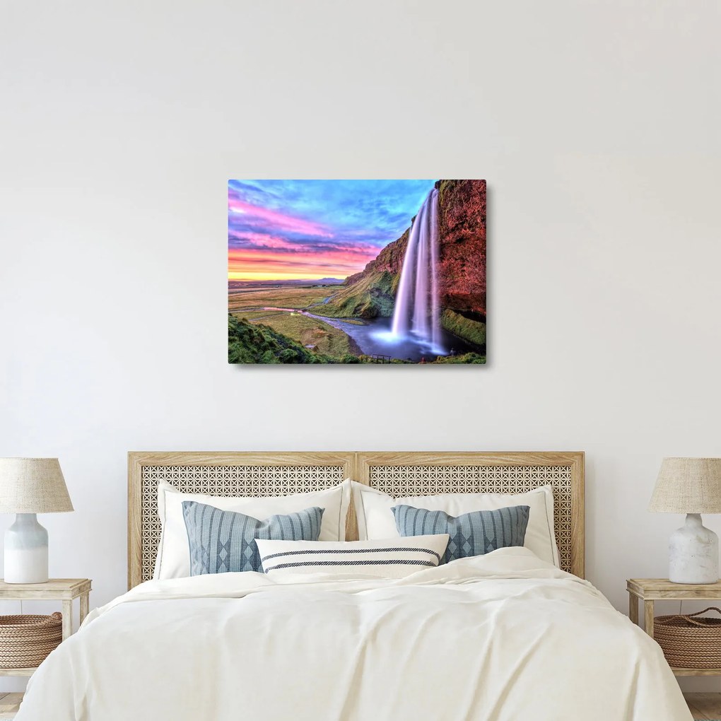 Kép - Seljalandsfoss vízesés (70x50 cm)