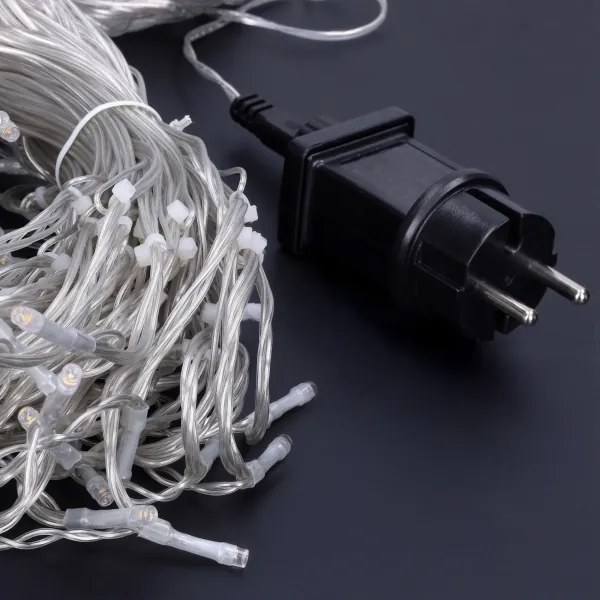 Solight 1V401-WW-LED kültéri karácsonyi LED függöny 360 LED, 8 funkció, 15m, IP4