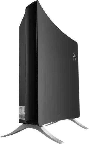 Sencor - Okos elektromos direkt fűtőtest/konvektor 1200/2400W/230V IP24 Wi-Fi fekete