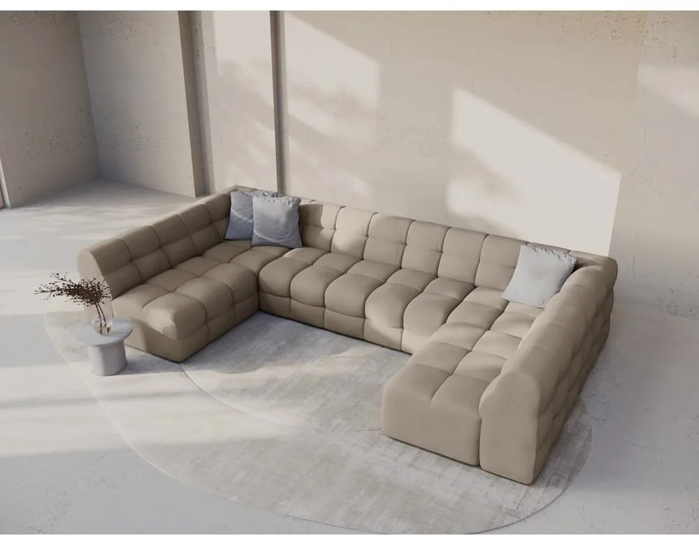 Barna sarokkanapé (U alakú) Kendal – Micadoni