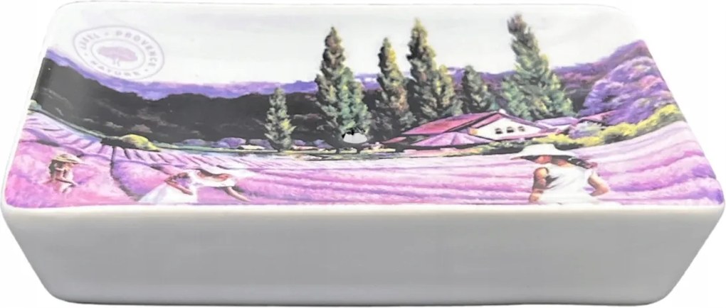 Kerámia szappantartó Lányok levendulamezőn