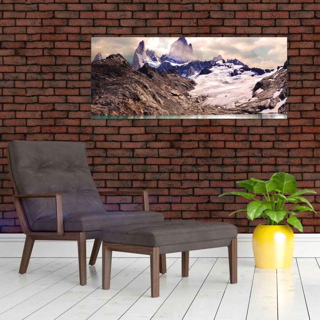 Hegyi tó képe (120x50 cm)