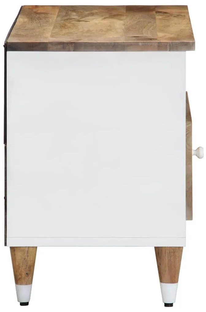 tömör mangófa TV-szekrény80x33,5x46 cm