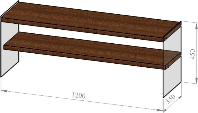 TV-állvány, 120 cm – TV100