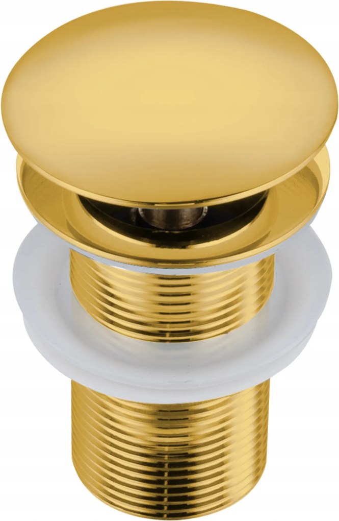 Aquauno Kattanó Dugó Mosdó Csaptelep Arany Sárgaréz Túlfolyó Nélkül