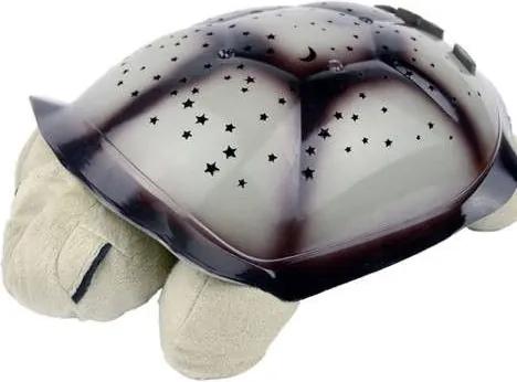 Világító plüss teknős, 31 x 20 cm, elemes, irányfény