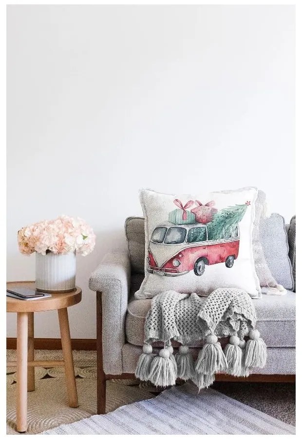 Párnahuzat karácsonyi mintával 43x43 cm – Mila Home