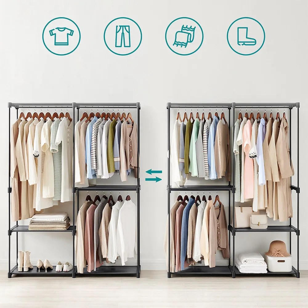 Hordozható ruhatartó állvány