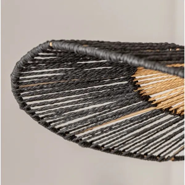 Brilagi - LED függeszték kábellel CERIA BOHO 1xE27/40W/230V Ø 50 cm fekete/barna