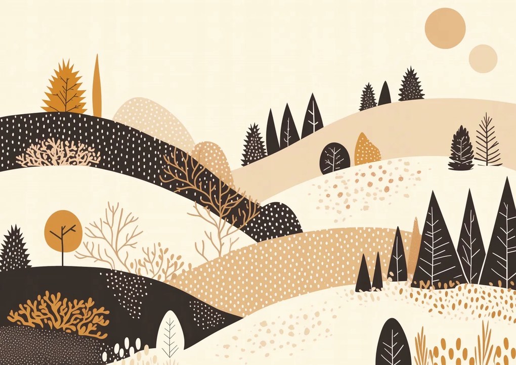 Poszter 42x29,7cm Ősz a hegyekben