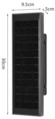 Brilagi - LED napelemes fali lámpatest SUN LED/2,5W/3,7V 30 cm 2000 mAh IP44