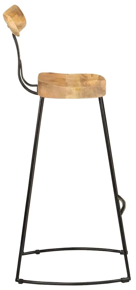 vidaXL bárszékek 2 db 49x43x103 cm tömör fa Mango