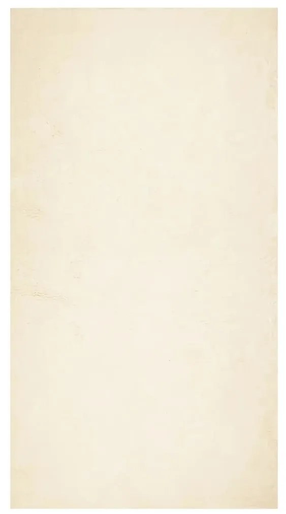 HUARTE krémszínű rövid szálú puha és mosható szőnyeg 60x110 cm
