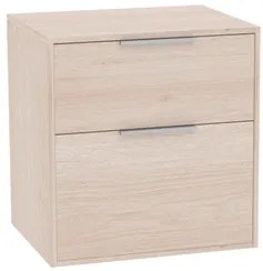 Roca Optica fürdőszobaszekrény mosdó nélkül 58,5x56,5x45,5 cm világos tölgy OPTDESK602ZJ