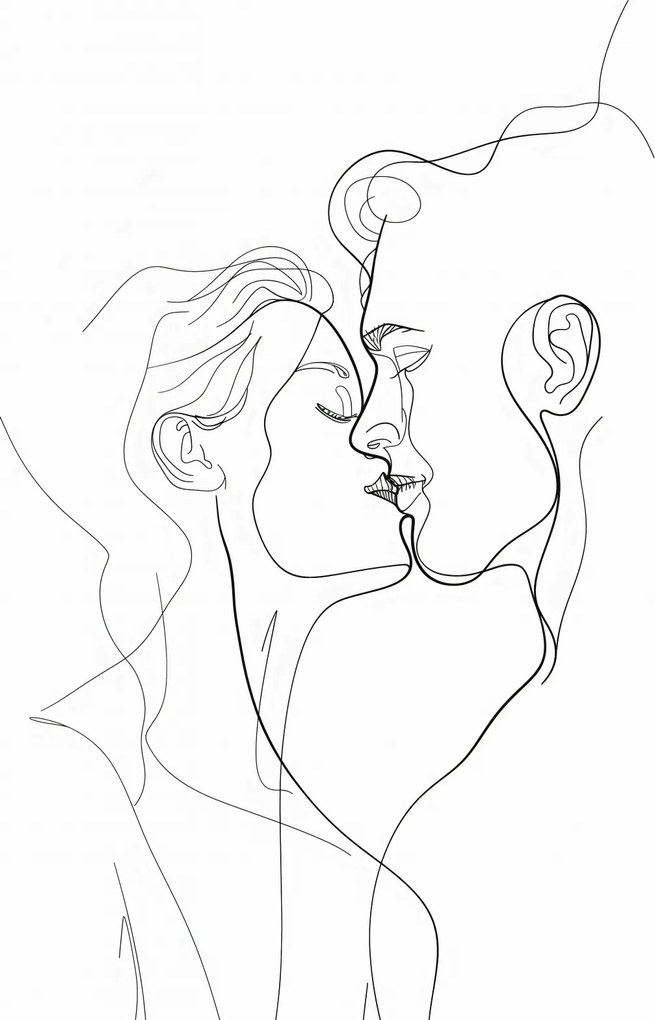 Poszter 68x101cm Vonal és szerelem szövés