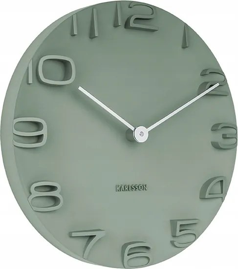 Falióra Műanyag Ø 42 CM Sötétzöld Mélység 5 CM