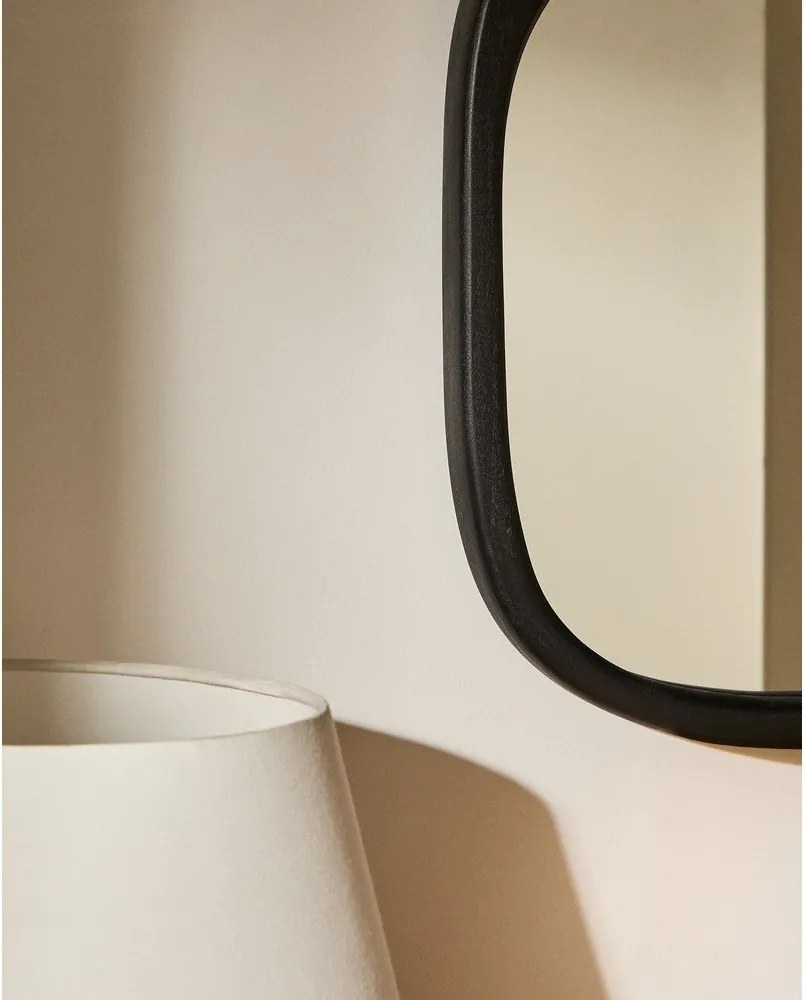 Fali tükör tömörfa kerettel 45,5x47 cm Alura – Kave Home