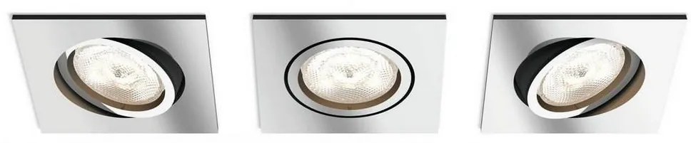 Philips 50393/11/P0 - KÉSZLET 3xLED Szabályozható lámpa SHELLBARK LED/4,5W/230V