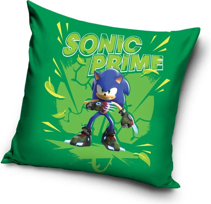 Sonic a sündisznó Green párnahuzat 40x40 cm Velúr