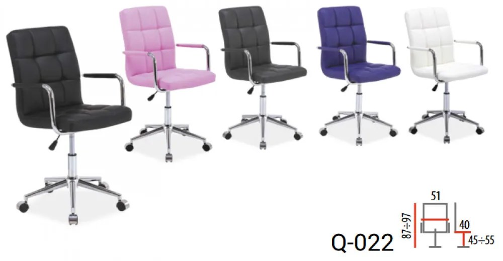 Q-022 Gyerek Forgószék Szürke