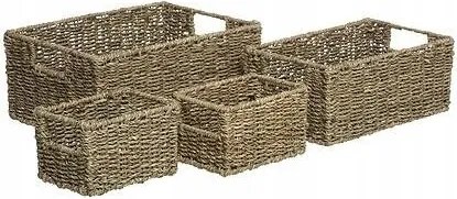 4 db-os fonott tároló kosár szett