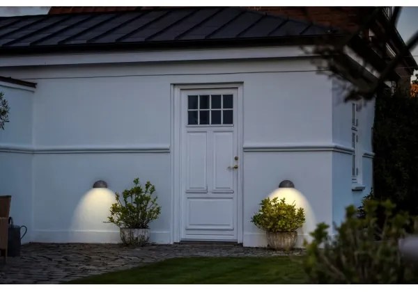 Nordlux - Kültéri fali lámpa SCORPIUS 1xE27/60W/230V IP33 ezüst