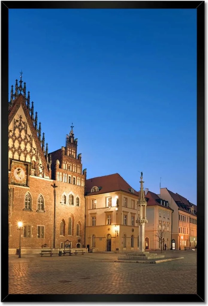 Poszterek keretben 40x60 Wroclaw városháza