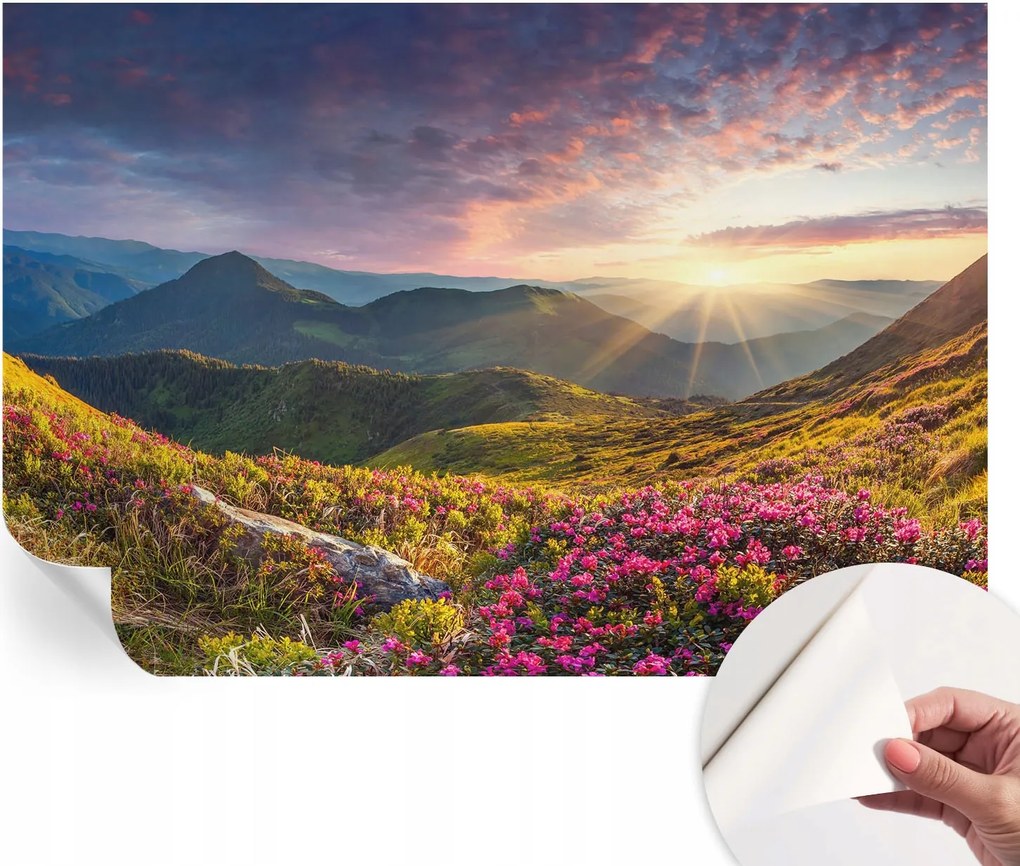 Öntapadós fali fotótapéta Hálószobába Hegyi panoráma 152x104 cm