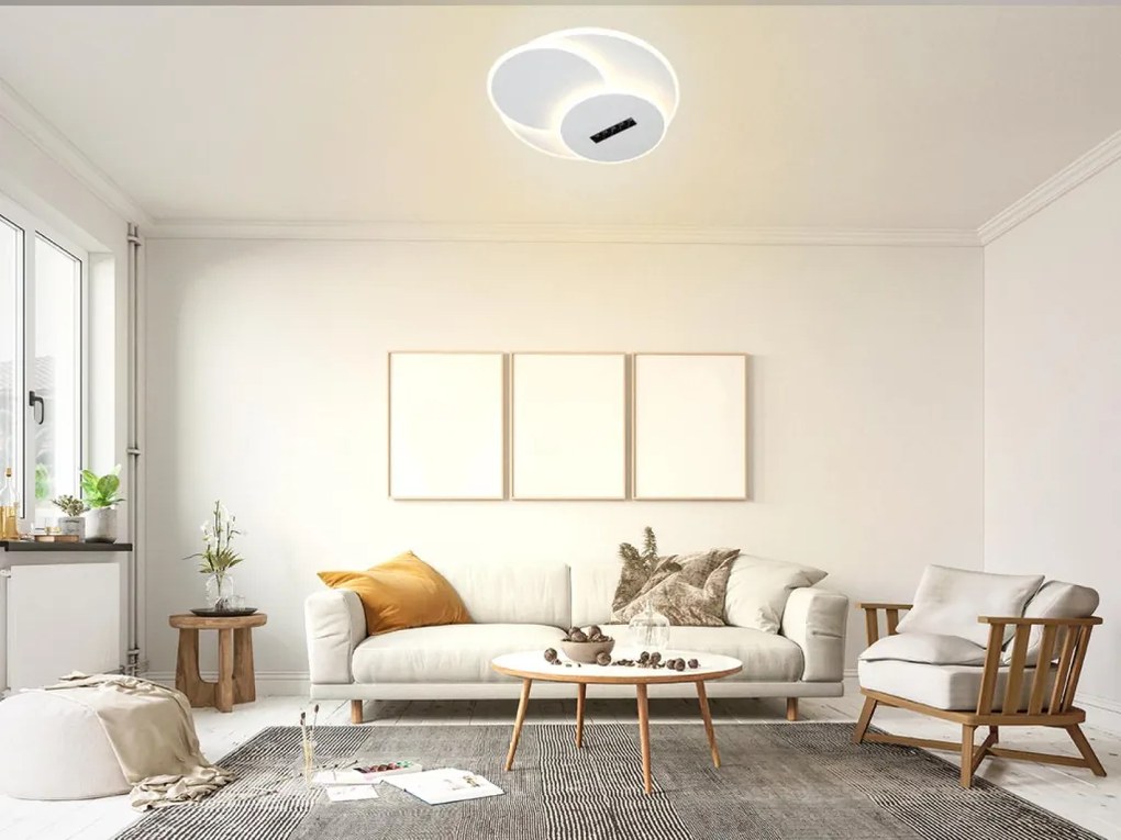 LED mennyezeti lámpa + távvezérlő 90W - TA1322/W