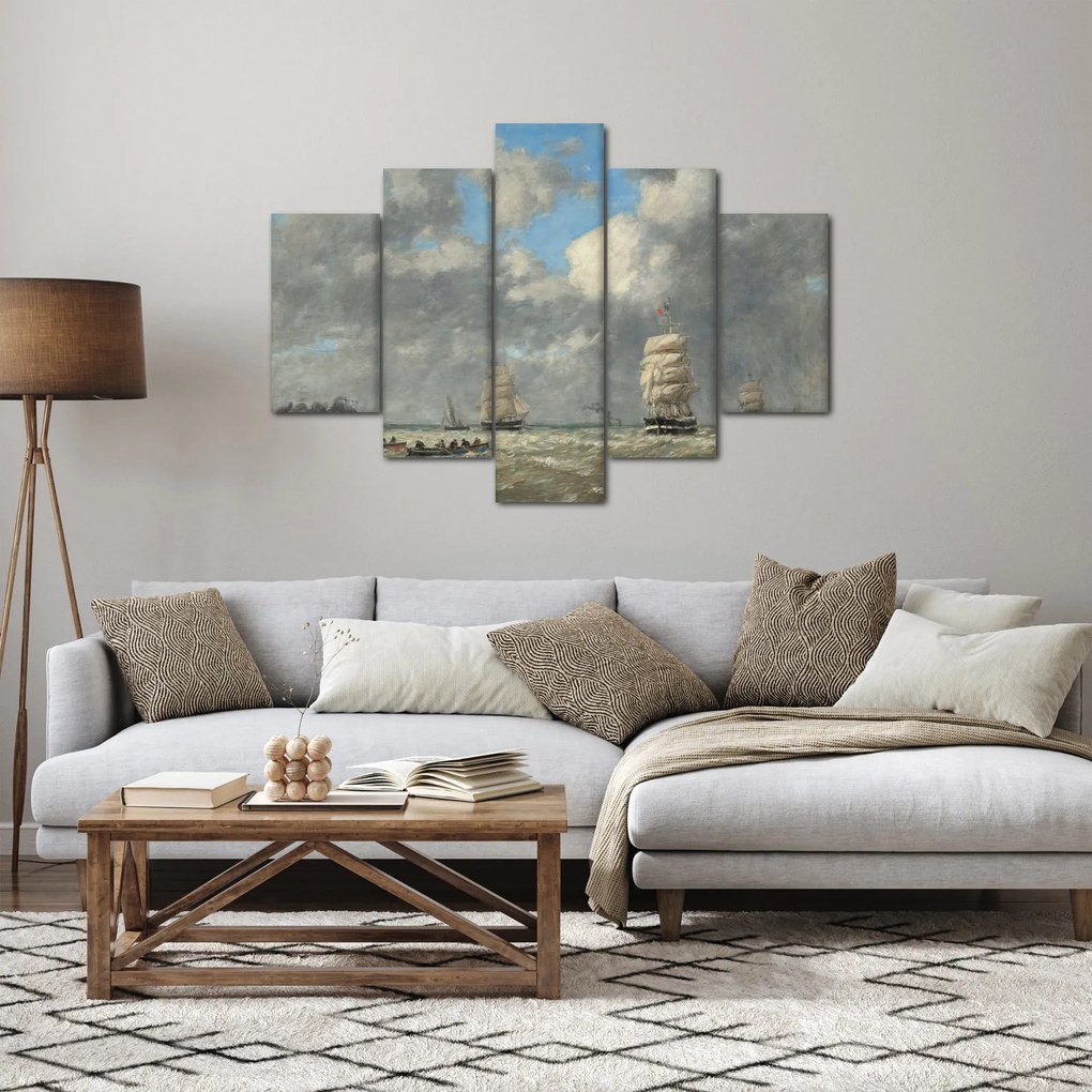 Kép - Eugène Boudin, Le Havre, reprodukciók (150x105 cm)
