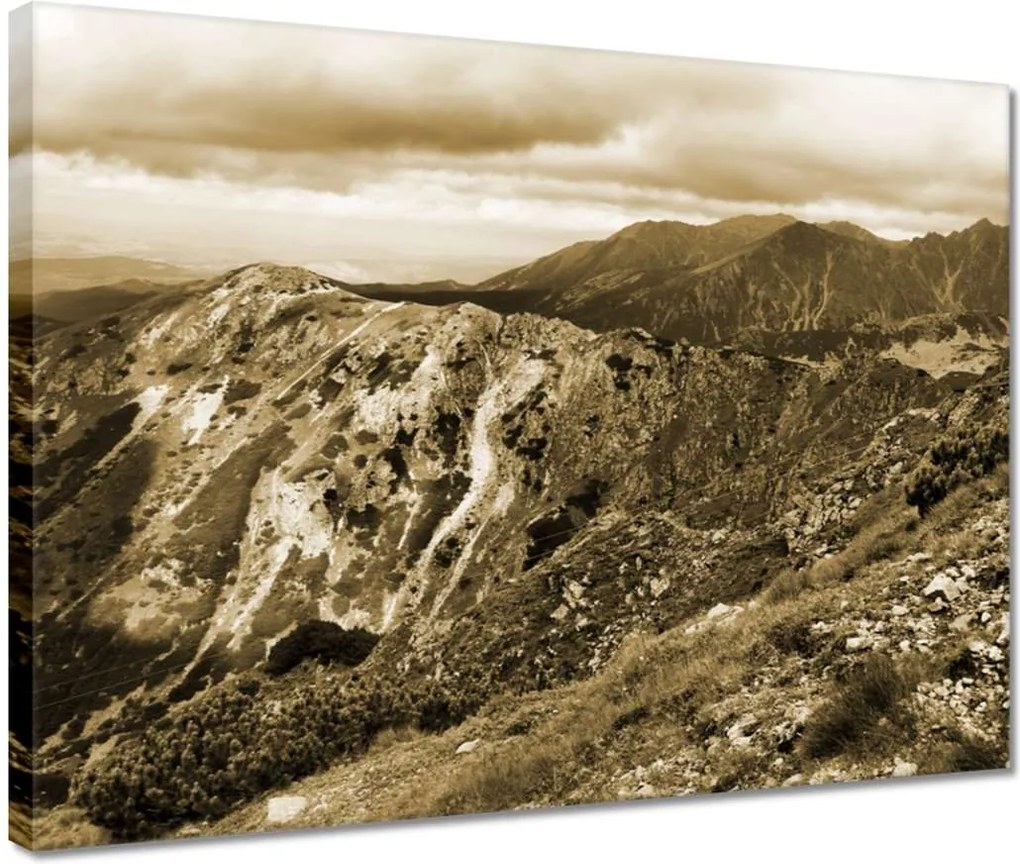 Vászonkép 40x30 Tátra Lengyel hegyek Kilátás