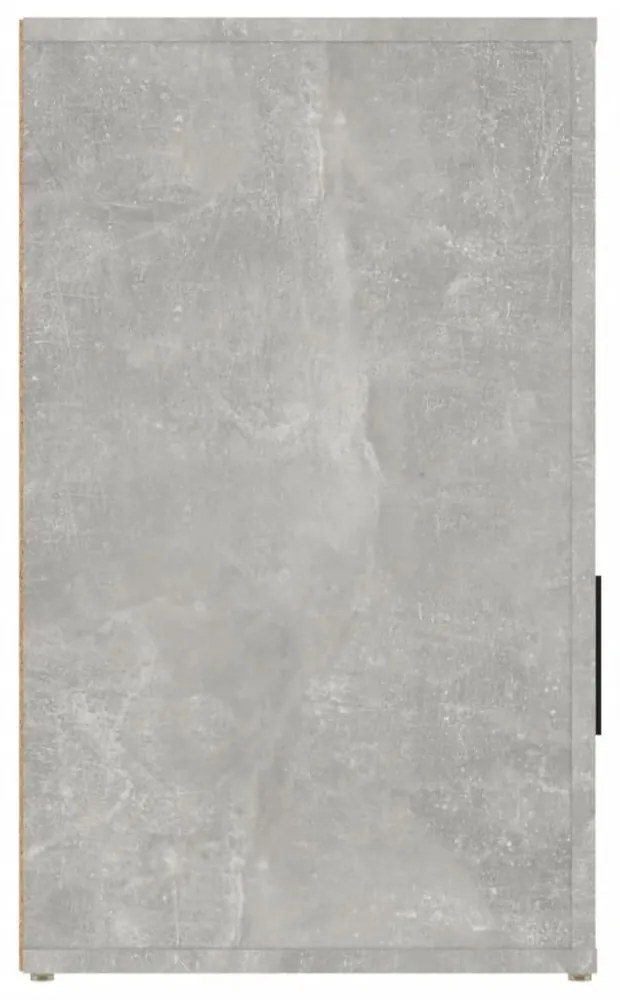 betonszürke szerelt fa éjjeliszekrény 50 x 36 x 60 cm