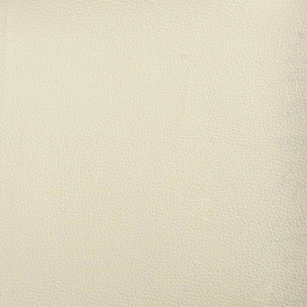 krémszínű műbőr kanapéágy 100 x 200 cm