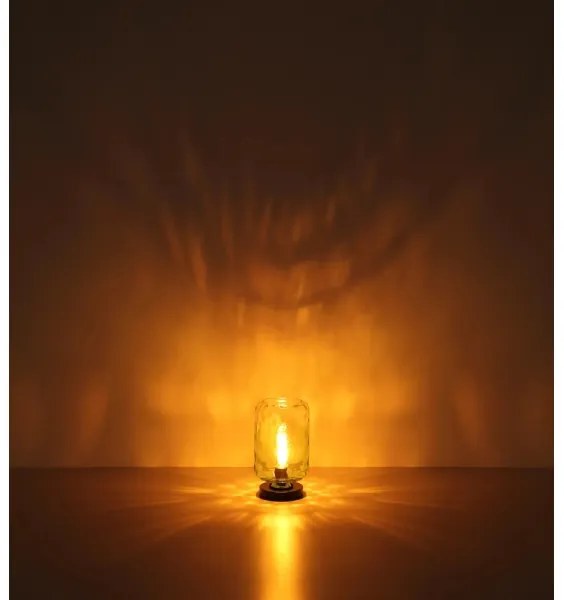 Globo 16046TG - Asztali lámpa DARINA 1xE27/60W/230V zöld