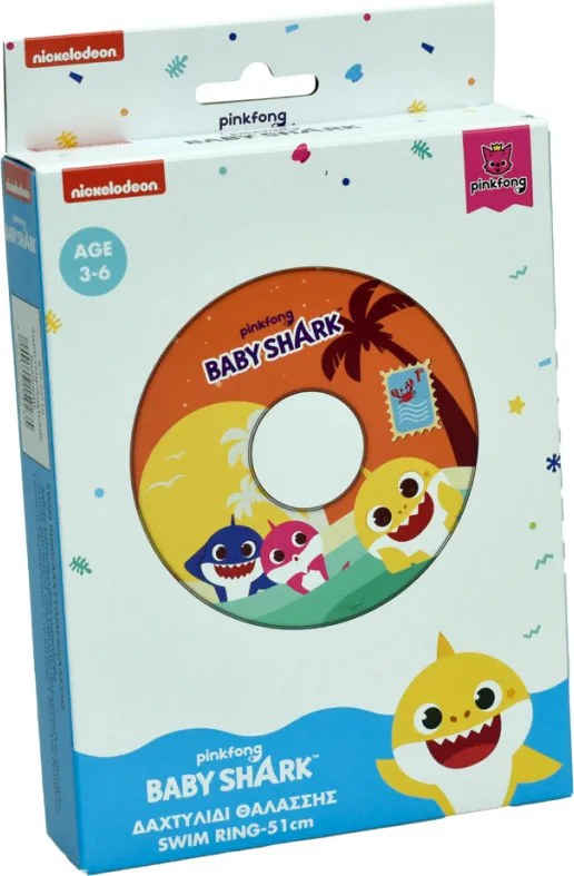 Baby Shark Sunny úszógumi 51 cm