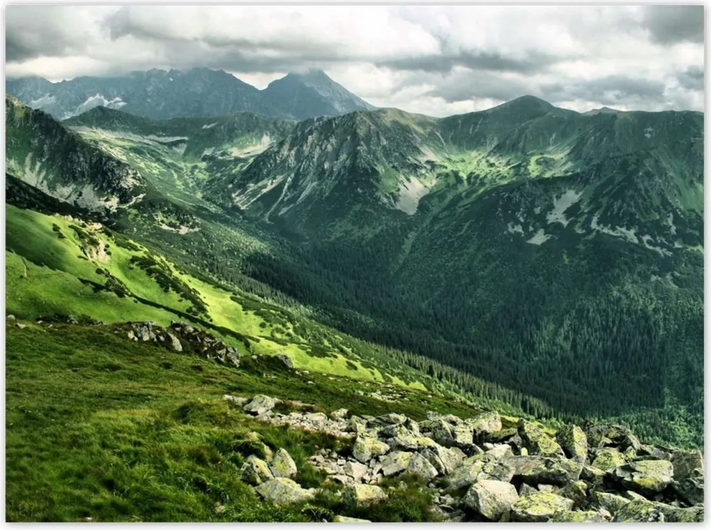 Poszterek 135x100 Tátra Lengyel hegyek Kilátás