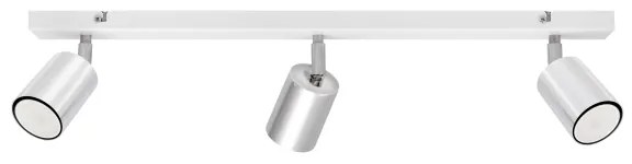 LED Spotlámpa TUNE 3xGU10/4,8W/230V matt króm/fehér