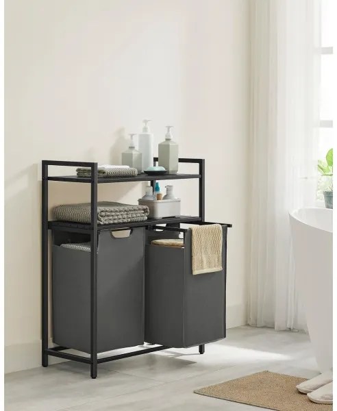 REX szürke szennyeskosár