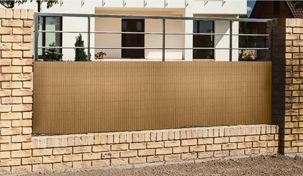 Kerti térelválasztó, természetes, 300x100 cm, ABEO
