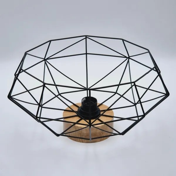 Brilagi - Mennyezeti lámpa WOODY BASKET 1xE27/60W/230V tölgy-dió